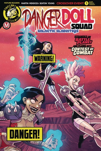 Danger Doll Squad Galactic Gladiators (2018) #1 (Cover B Celor Risque)