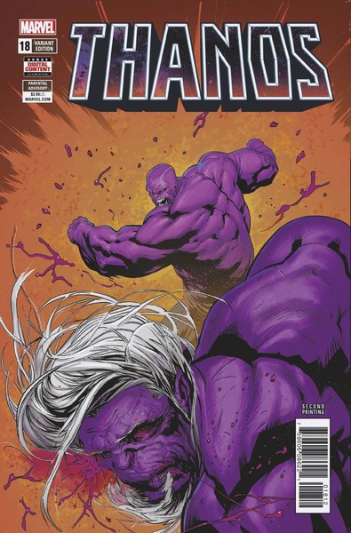 Thanos (2016) #18 (2nd Print Shaw Variant)