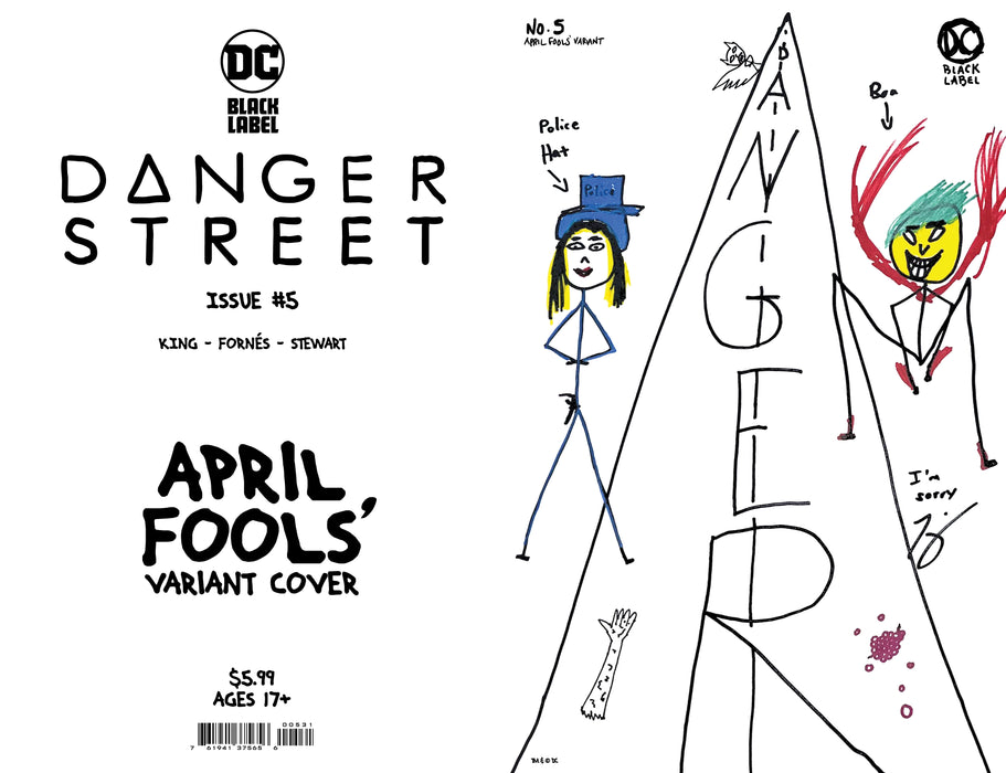 DANGER STREET #5 (OF 12) CVR C TOM KING APRIL FOOLS CARD STOCK VAR
