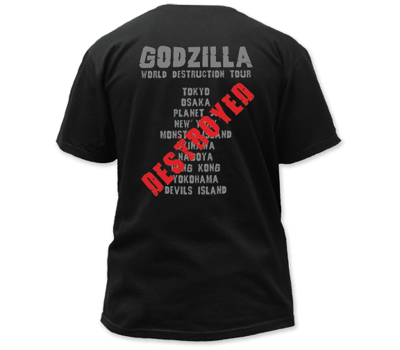 Godzilla – World Destruction Tour Unisex T-Shirt