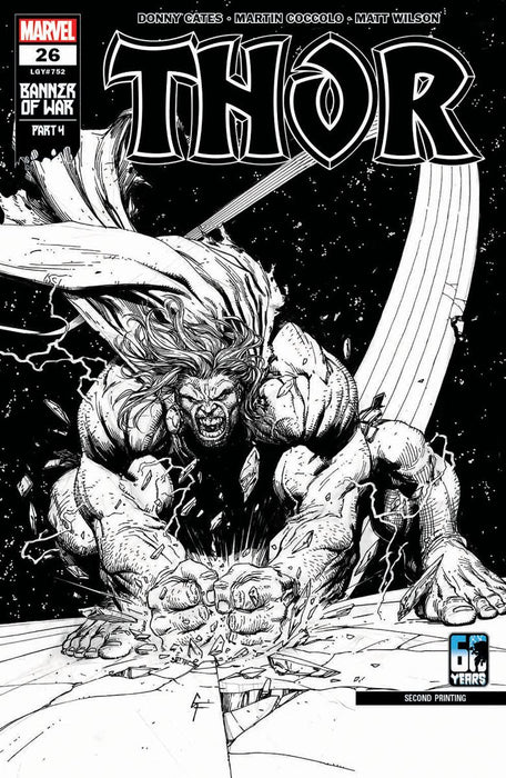 THOR #26 2ND PRINTNG SKETCH VARIANT (1:10 Ratio)