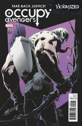 Occupy Avengers (2016) #5 (Sichera Venomized Variant)