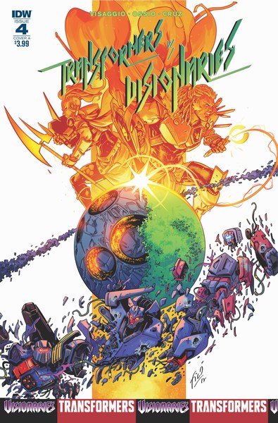 Transformers Vs The Visionairies (2017) #4 (Cover A Ossio)