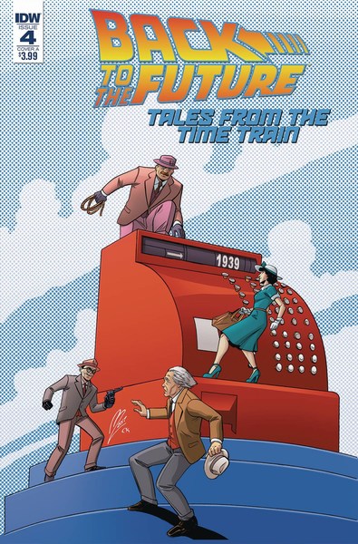 Back to the Future Time Train (2017) #4 (Cover A Levens)