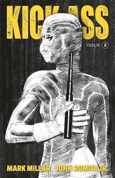 Kick-Ass (2018) #2 (Cover B B&W Romita Jr)