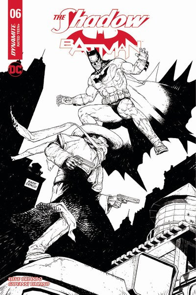 Shadow Batman (2017) #6 (Cover F 1:10 Ienco B&W Variant)