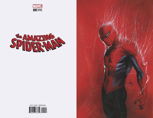 Amazing Spider-Man (2017) #800 1:200 Dellotto Virgin Variant virgin cover by Gabriele Dell'Otto