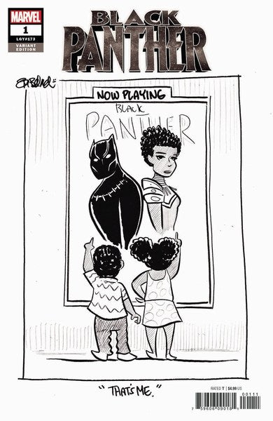 Black Panther (2018) #1 (Beland B&W Variant)
