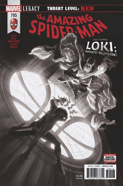 Amazing Spider-Man (2017) #795 (Alex Ross B&W 3rd Print Variant)