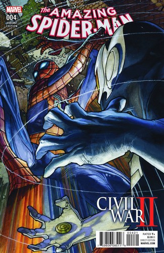 Civil War II Amazing Spider-Man (2016) #4 (Bianchi Variant)