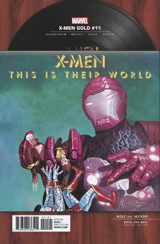 X-Men Gold (2017) #11 (1:5 Del Mundo Rock N Roll Variant)