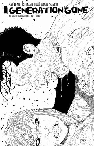 Generation Gone (2017) #4 (Cover V B&W Walking Dead #128 Tribute Variant)