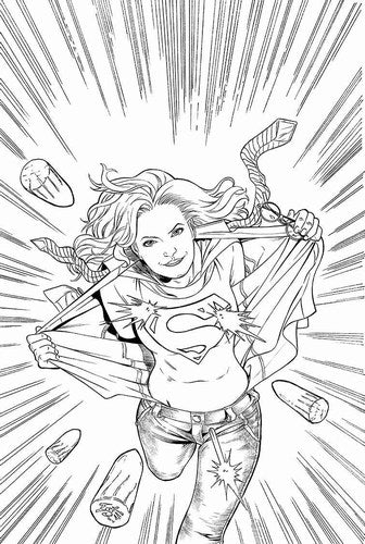 Coloring DC Supergirl TP