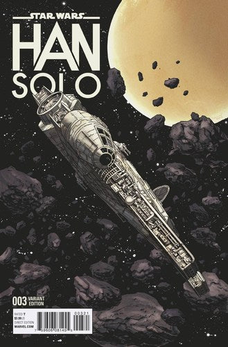 Star Wars Han Solo (2016) #3 (1:10 Millennium Falcon Variant)