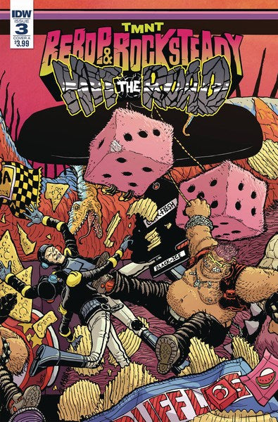 Teenage Mutant Ninja Turtles BeBop Rocksteady Hit the Road (2018) #3 (Cover A Pitarra)