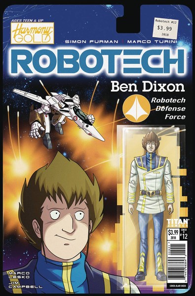 Robotech (2017) #12 (Cover B Action Figure Var)