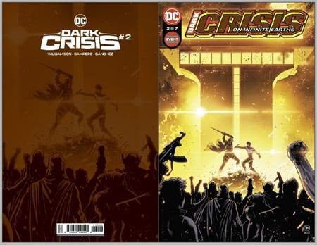 DARK CRISIS ON INFINITE EARTHS #2 Second Printing Cvr B Inc 1:25 Daniel Sampere Foil Card Stock