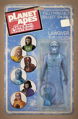 Planet of the Apes Green Lantern (2017) #4 (Unlock Action Figure Variant)