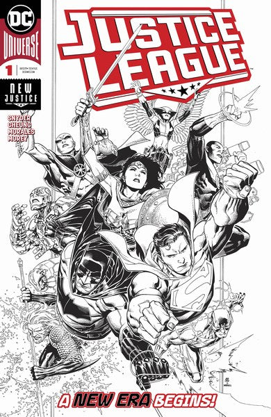 Justice League (2018) #1 (1:100 Jim Cheung Inks Only Variant)