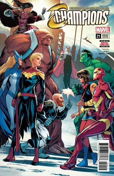 Champions (2016) #21 (2nd Print Izaakse Variant)