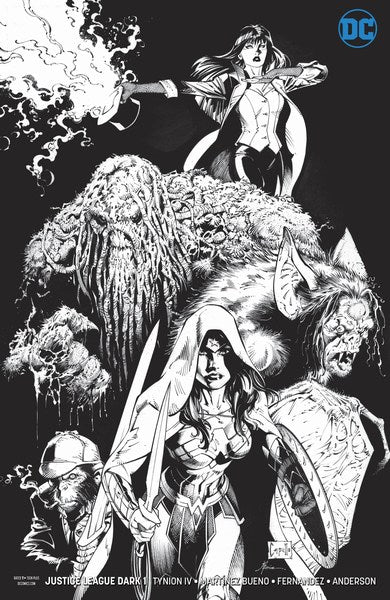 Justice League Dark (2018) #1 (1:50 Inks Only Variant)