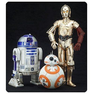 Star Wars Episode 7 C-3PO & R2-D2 With BB-8 ArtFX+ Statue