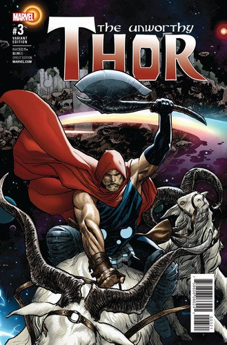 Unworthy Thor (2016) #3 (1:25 Sook Variant)