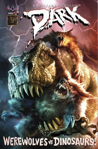 American Mythology Dark Werewolves Vs Dinosaurs (2016) #2 (Scalf Cover)