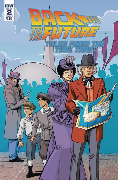 Back to the Future Time Train (2017) #2 (Cover A Levens)