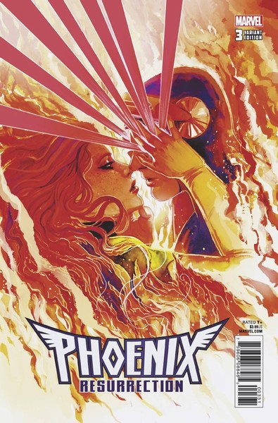 Phoenix Resurrection Return of Jean Grey (2017) #3 (1:25 Hans Var Leg)
