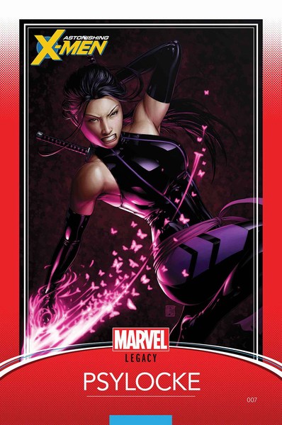 Astonishing X-Men (2017) #7 (Christopher Trading Card Var Leg)