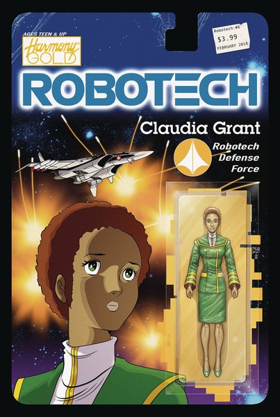 Robotech (2017) #6 (Cover B Action Figure Variant)