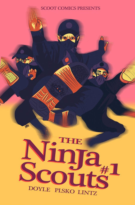 NINJA SCOUTS AND THE MASK HUMBABA #1 WEBSTORE EXCLUSIVE COVER