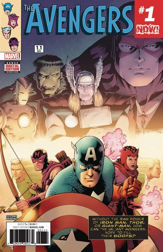 Avengers (2016) #1.1 (2nd Print Kitson Variant)