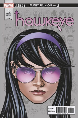 Hawkeye (2016) #13 (1:10 Mckone Legacy Headshot Var Leg)