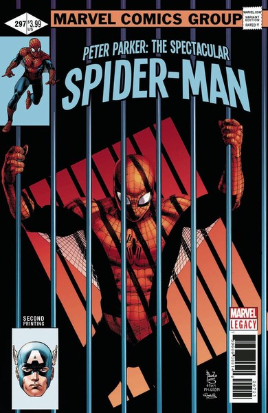 Peter Parker The Spectacular Spider-Man (2017) #297 (2nd Print Siqueira Variant)