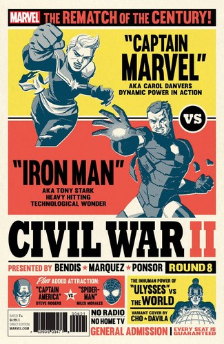 Civil War II (2016) #8 (A Variant)