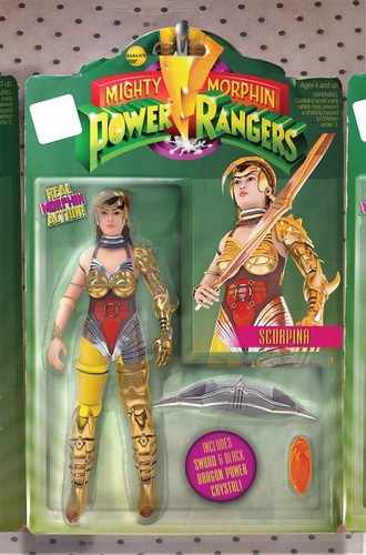 Mighty Morphin Power Rangers (2016) #9 (Unlock Action Figure Variant)