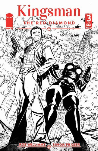 Kingsman Red Diamond (2017) #3 (Cover B B&W Greene)