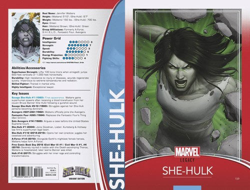 She-Hulk (2017) #159 (Christopher Trading Card Variant Leg)