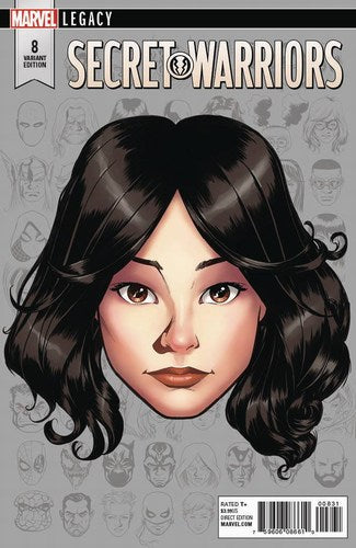 Secret Warriors (2017) #8 (1:10 Mckone Legacy Headshot Variant Leg)