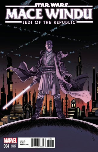 Star Wars Jedi Republic Mace Windu (2017) #4 (1:25 Shalvey Variant)