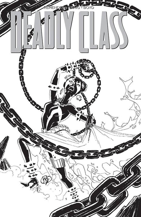 Deadly Class (2014) #28 (Cover D Spawn Month B&W Variant)