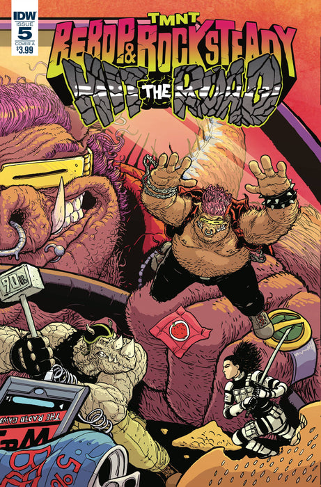 Teenage Mutant Ninja Turtles BeBop Rocksteady Hit the Road (2018) #5 (Cover A Pitarra)