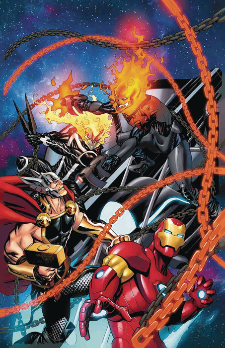 Avengers (2018) #8 (MCKONE COSMIC GHOST RIDER VARIANT)