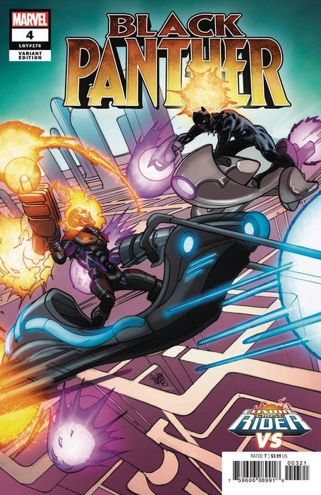 Black Panther (2018) #4 (FERRY COSMIC GHOST RIDER VARIANT)