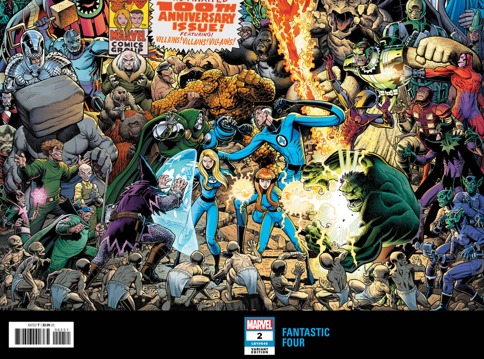 Fantastic Four (2018) #2 (ADAMS CONNECTING WRAPAROUND VARIANT)