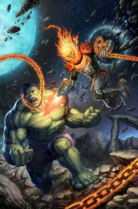 Immortal Hulk (2018) #6 (SCHOONOVER COSMIC GHOST RIDER VARIANT)
