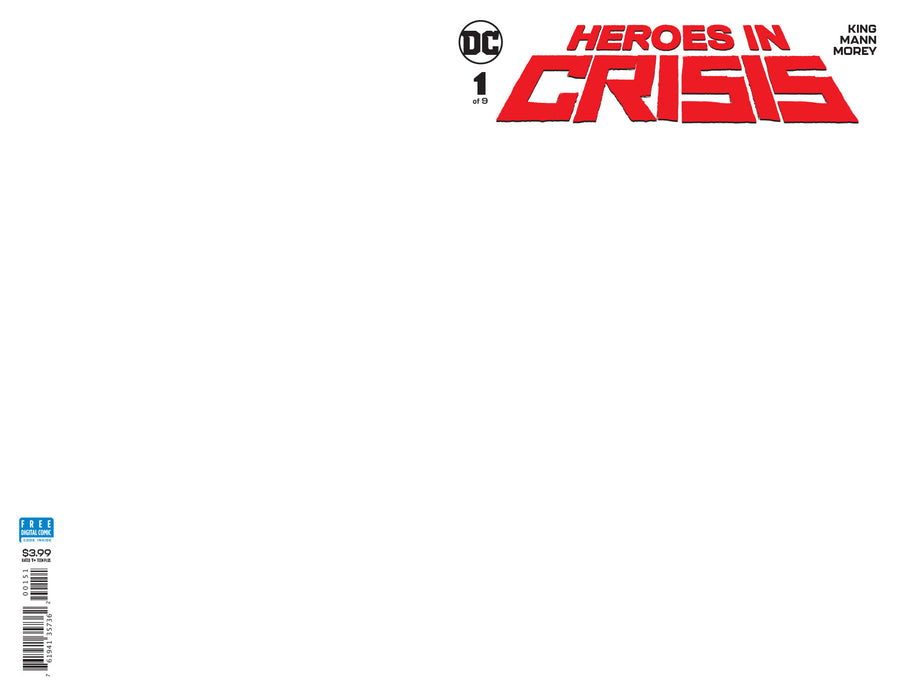 Heroes in Crisis (2018) #1 (BLANK VAR ED)