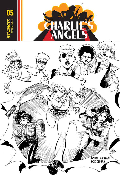 Charlies Angels (2018) #5 (20 COPY CIFUENTES B&W INCV)